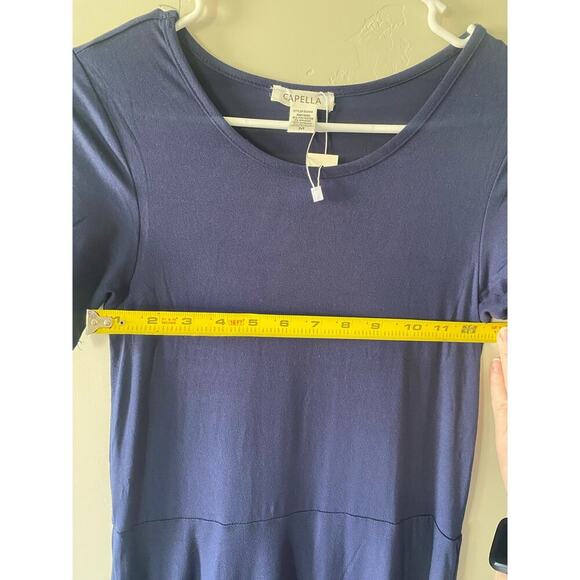 NWT Capella Navy Blue Midi Dress - Picture 4 of 4